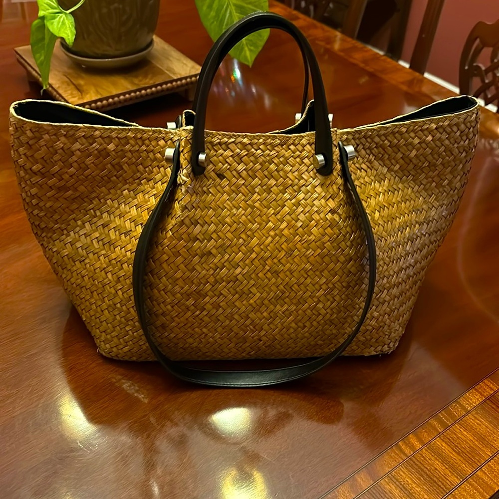 All Saints Straw Tote